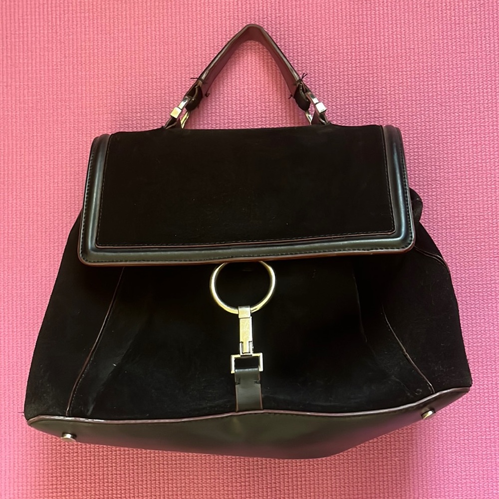 Suede-like Zara black purse!